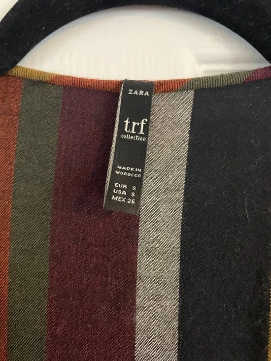 Zara Striped Block Print Midi Dress - Picture 4 of 7